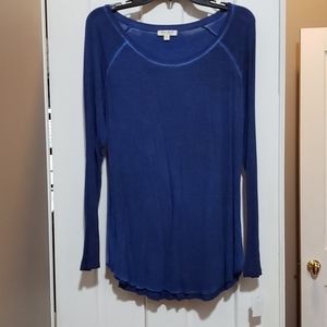Tunic style shirt.